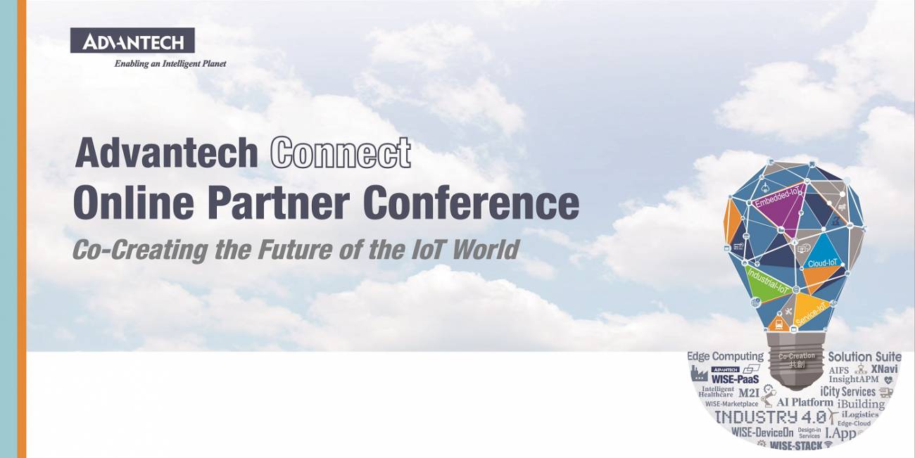 Pridružite se mednarodni spletni konferenci Advantech Connect, 24. februar  - 6.maj 2021