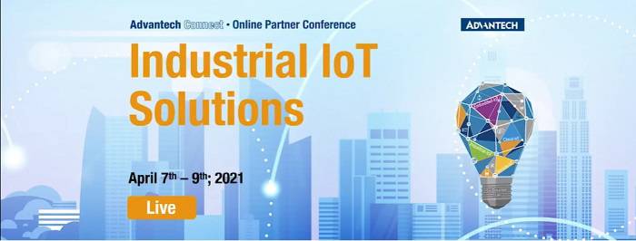 Novi spletni webinarji Advantech Industrial IoT Solutions, 7. - 9. april 2021