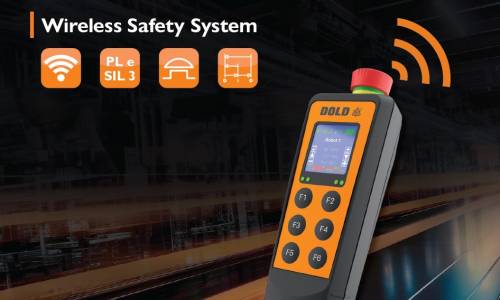 DOLD RE 6900 – brezžični varnostni sistem za robotske celice in velike stroje