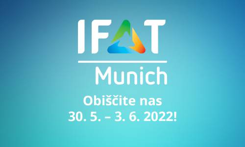 Obiščite nas na sejmu IFAT 2022 v Münchnu!