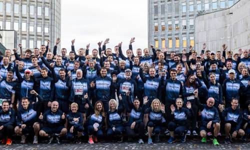 Več kot 240-članska Kolektorjeva ekipa na Ljubljanskem maratonu