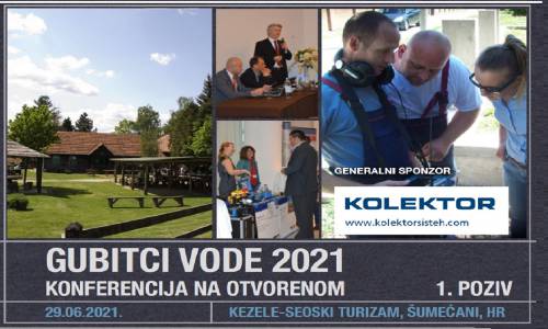 Konferencija Gubitci vode 2021 -  uživo na otvorenom!